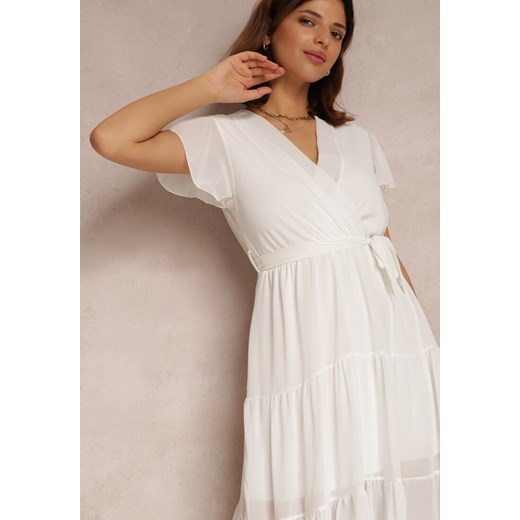 Biała Sukienka Joranixan Renee S wyprzedaż Renee odzież