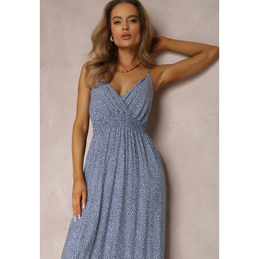 Niebieska Sukienka Asteleia Renee M promocyjna cena Renee odzież