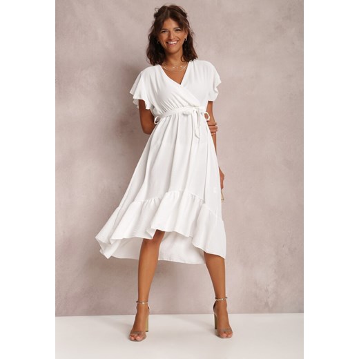 Biała Sukienka Nautirissa ze sklepu Renee odzież w kategorii Sukienki - zdjęcie 157057685