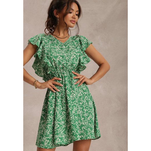 Zielona Sukienka Elefa Renee M wyprzedaż Renee odzież