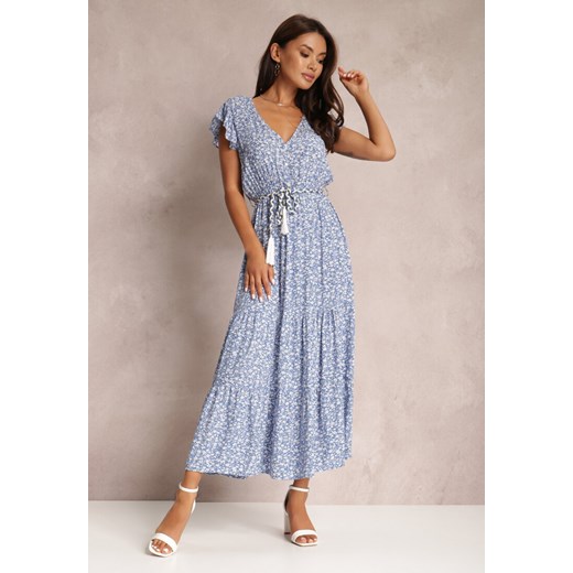 Niebieska Sukienka Tinuin ze sklepu Renee odzież w kategorii Sukienki - zdjęcie 157058407