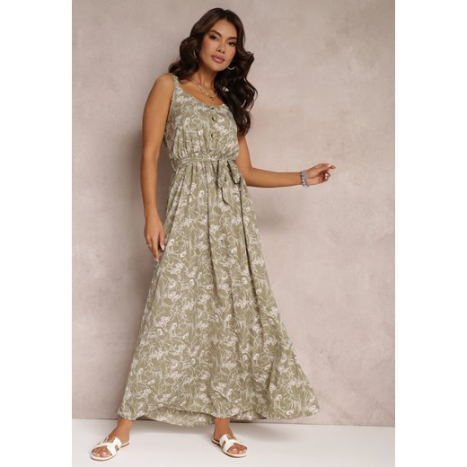 Zielona Sukienka Zixasto ze sklepu Renee odzież w kategorii Sukienki - zdjęcie 157058507