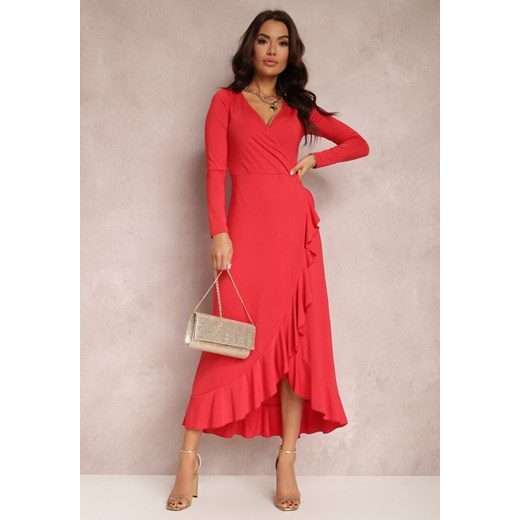 Czerwona Sukienka Mynialle ze sklepu Renee odzież w kategorii Sukienki - zdjęcie 157059767