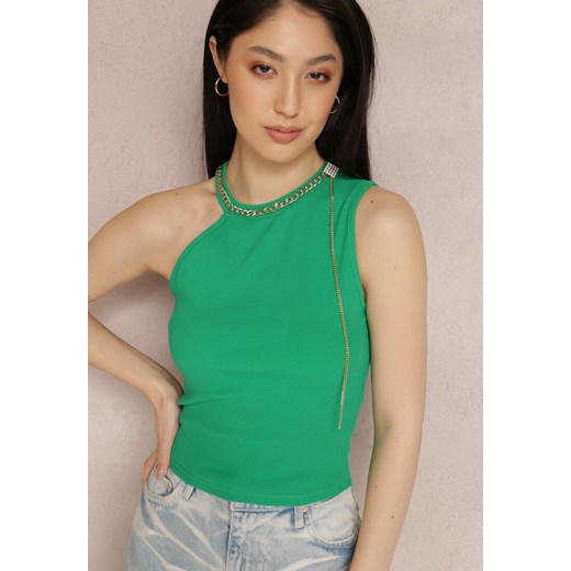 Zielony Top Metissa ze sklepu Renee odzież w kategorii Bluzki damskie - zdjęcie 157060816