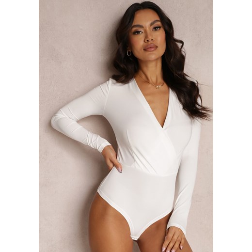 Białe Body Omphano ze sklepu Renee odzież w kategorii Bluzki damskie - zdjęcie 157060945