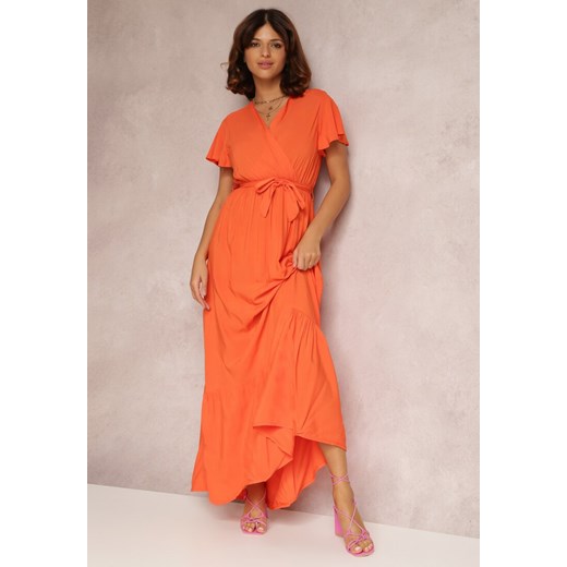 Pomarańczowa Sukienka Metia ze sklepu Renee odzież w kategorii Sukienki - zdjęcie 157060968