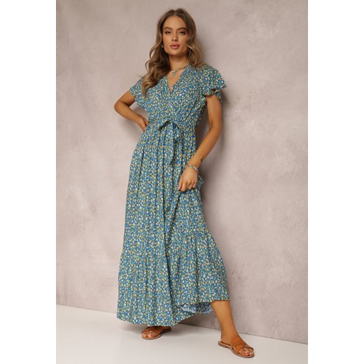 Niebieska Sukienka Hypsolis ze sklepu Renee odzież w kategorii Sukienki - zdjęcie 157060978