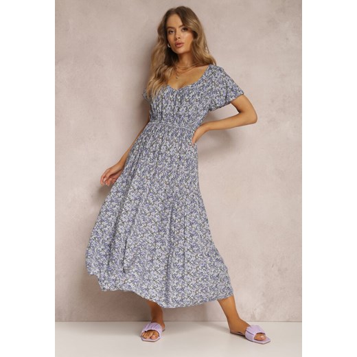 Niebieska Sukienka Pista ze sklepu Renee odzież w kategorii Sukienki - zdjęcie 157061138
