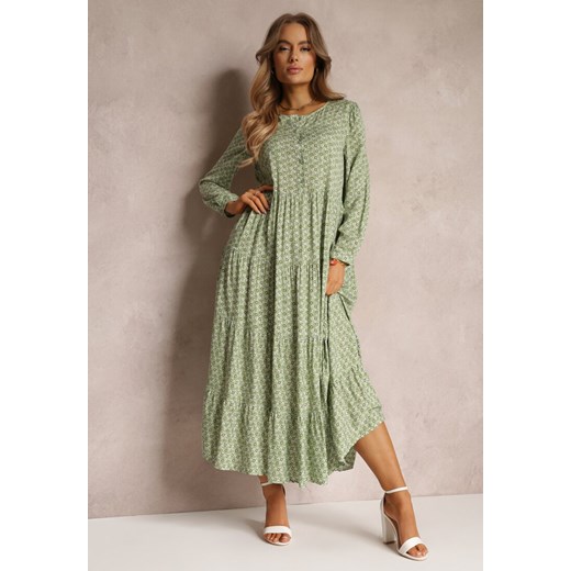 Zielona Sukienka Pherothoe ze sklepu Renee odzież w kategorii Sukienki - zdjęcie 157061757