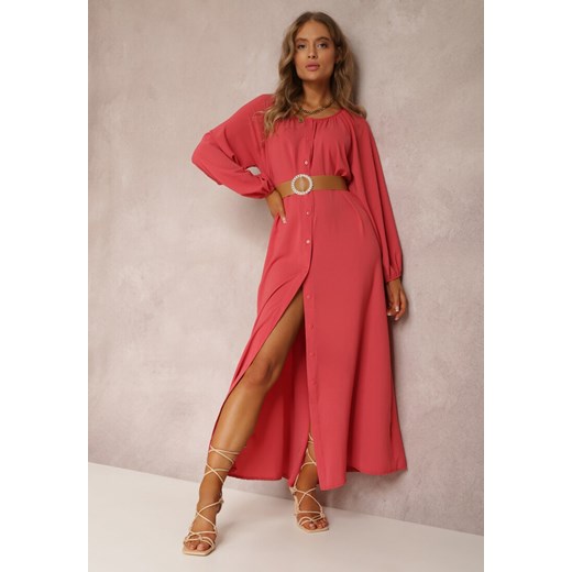 Czerwona Sukienka Palane ze sklepu Renee odzież w kategorii Sukienki - zdjęcie 157062145