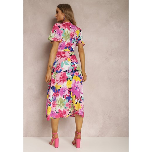 Fioletowo-Różowa Sukienka Barbithoe Renee XS wyprzedaż Renee odzież