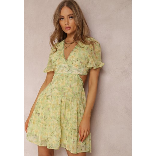 Zielona Sukienka Cythiala ze sklepu Renee odzież w kategorii Sukienki - zdjęcie 157062627