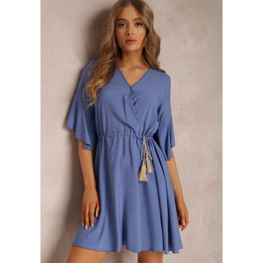 Niebieska Sukienka Hypsilea ze sklepu Renee odzież w kategorii Sukienki - zdjęcie 157062679