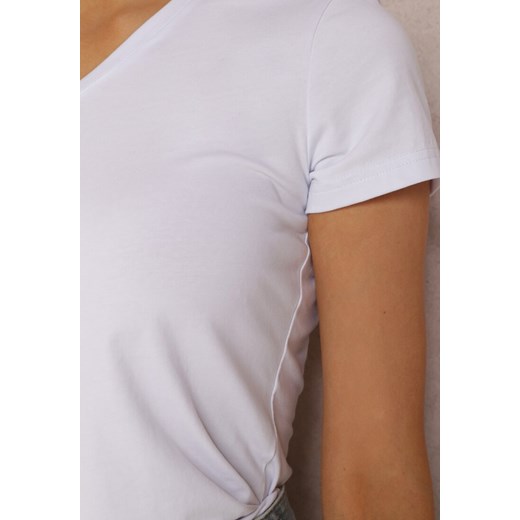 Biały T-shirt Pheleina Renee L/XL promocja Renee odzież