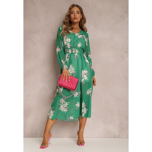 Zielona Sukienka Euphona ze sklepu Renee odzież w kategorii Sukienki - zdjęcie 157063826