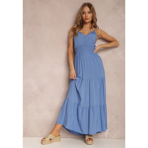 Niebieska Sukienka Egithoe ze sklepu Renee odzież w kategorii Sukienki - zdjęcie 157063906