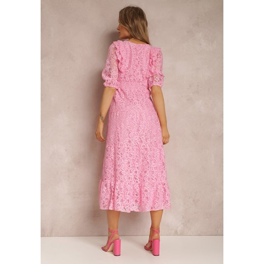 Różowa Sukienka Althippe Renee L okazja Renee odzież