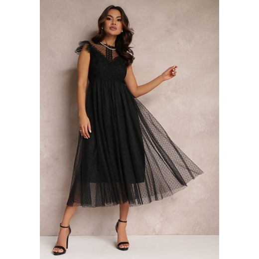 Czarna Sukienka Canissa ze sklepu Renee odzież w kategorii Sukienki - zdjęcie 157065096