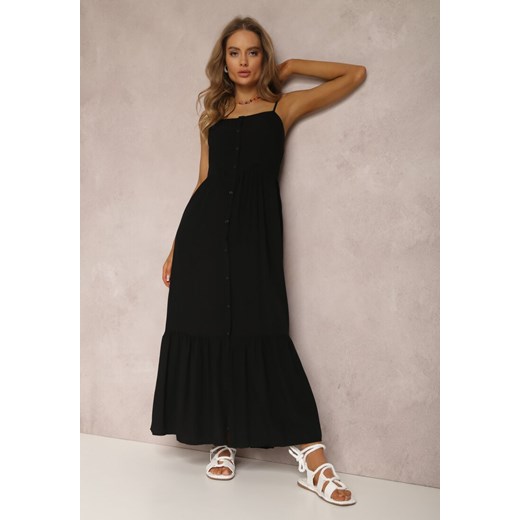 Czarna Sukienka Alcedeia ze sklepu Renee odzież w kategorii Sukienki - zdjęcie 157065575