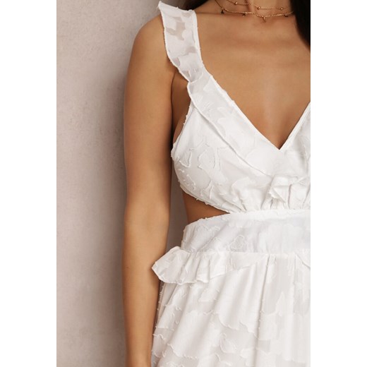Biała Sukienka Eliore Renee M promocyjna cena Renee odzież