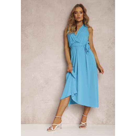 Niebieska Sukienka Nikora ze sklepu Renee odzież w kategorii Sukienki - zdjęcie 157067267