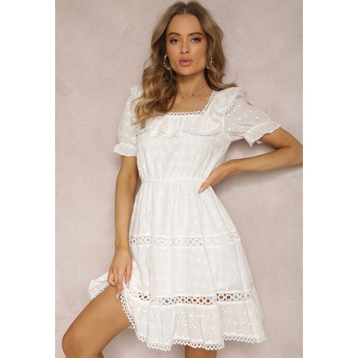 Biała Sukienka Calleina ze sklepu Renee odzież w kategorii Sukienki - zdjęcie 157067577