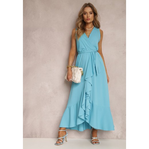 Niebieska Sukienka Parthelaia ze sklepu Renee odzież w kategorii Sukienki - zdjęcie 157068049