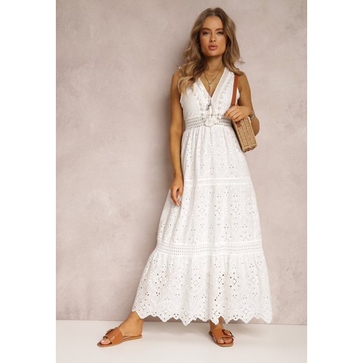Biała Sukienka Perania ze sklepu Renee odzież w kategorii Sukienki - zdjęcie 157068278