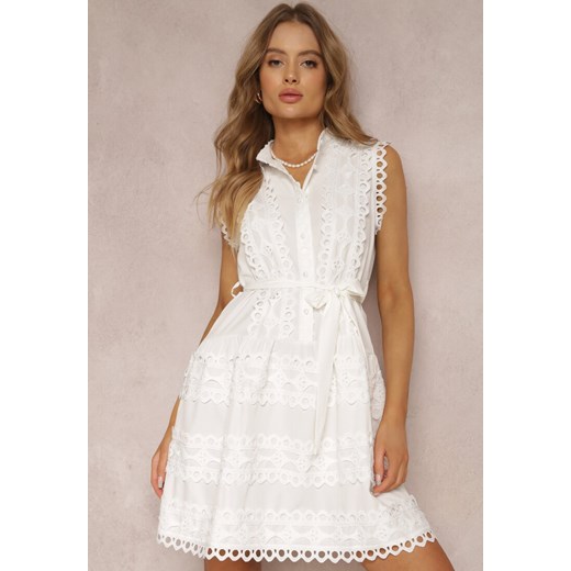 Biała Sukienka Ismeia ze sklepu Renee odzież w kategorii Sukienki - zdjęcie 157068327