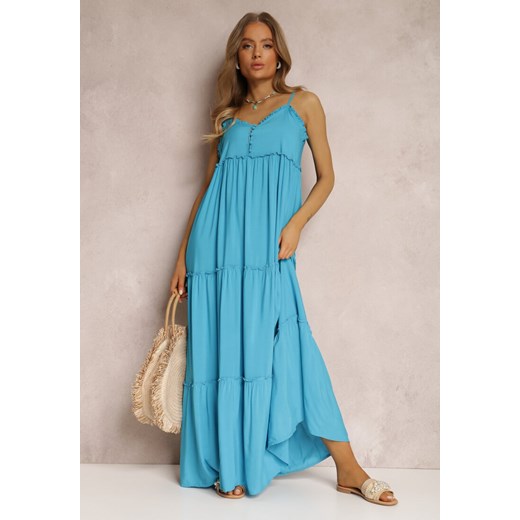 Niebieska Sukienka Pherina ze sklepu Renee odzież w kategorii Sukienki - zdjęcie 157069546
