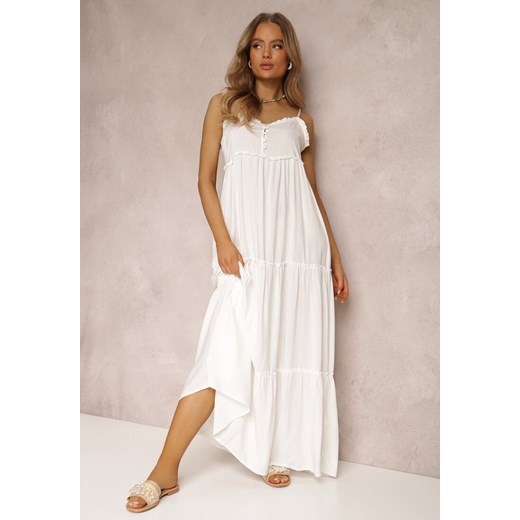 Biała Sukienka Pherina ze sklepu Renee odzież w kategorii Sukienki - zdjęcie 157069556