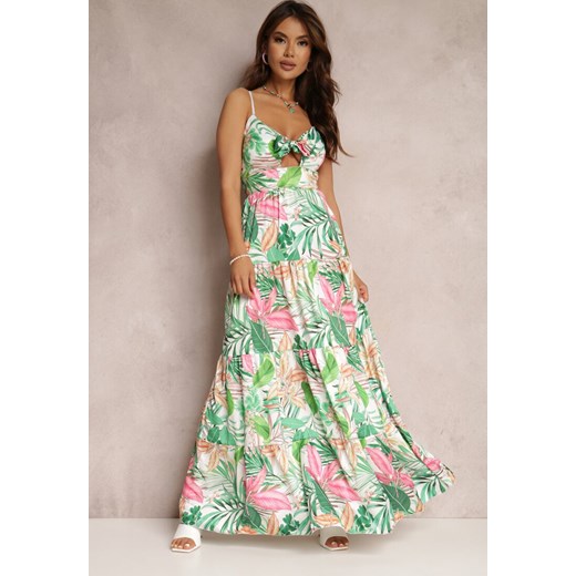 Zielona Sukienka Gribelin ze sklepu Renee odzież w kategorii Sukienki - zdjęcie 157069966