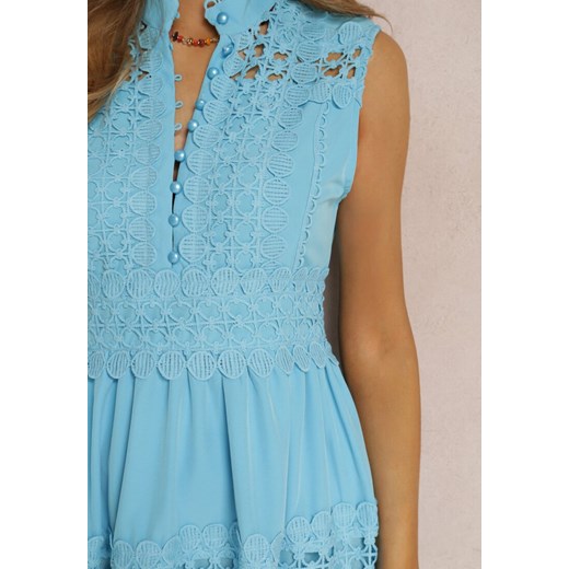 Niebieska Sukienka Athethra Renee M promocja Renee odzież