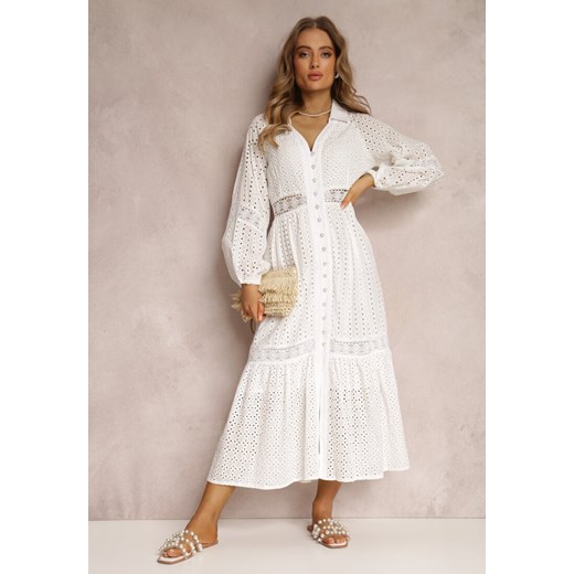 Biała Sukienka Kally ze sklepu Renee odzież w kategorii Sukienki - zdjęcie 157070728