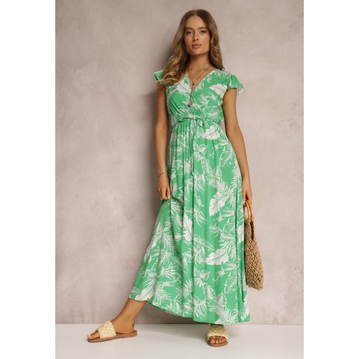 Zielona Sukienka z Paskiem Panovera ze sklepu Renee odzież w kategorii Sukienki - zdjęcie 157070868