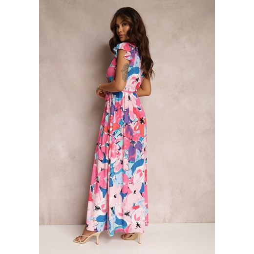Różowa Sukienka Valolwyn Renee S promocyjna cena Renee odzież