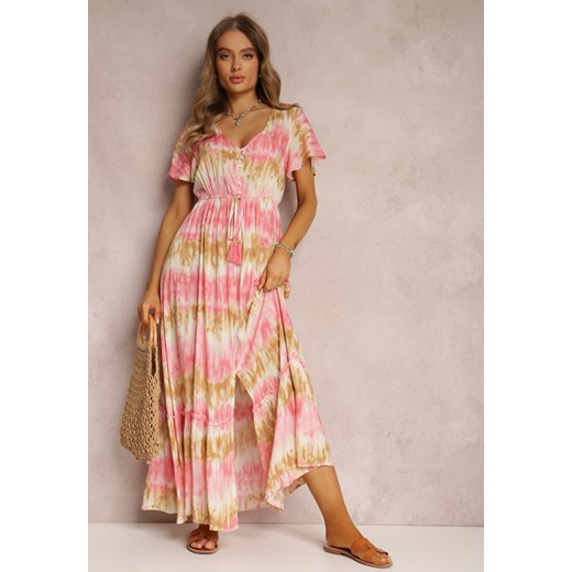 Różowa Sukienka Neylan ze sklepu Renee odzież w kategorii Sukienki - zdjęcie 157071667