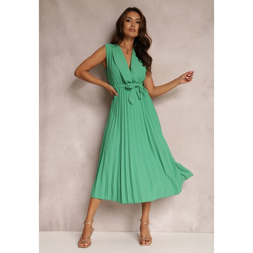 Zielona Sukienka Volantis ze sklepu Renee odzież w kategorii Sukienki - zdjęcie 157071838