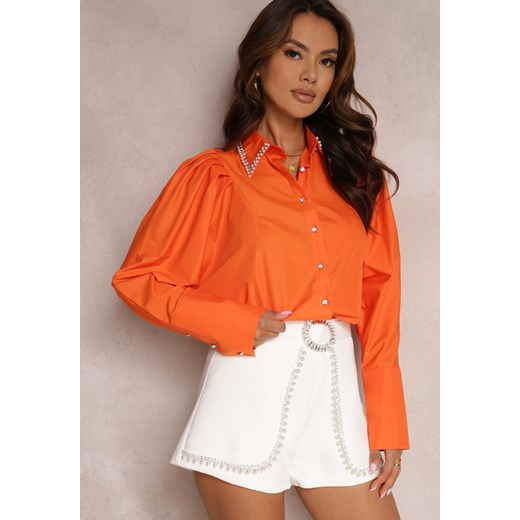 Pomarańczowa Koszula Nee Renee M promocja Renee odzież