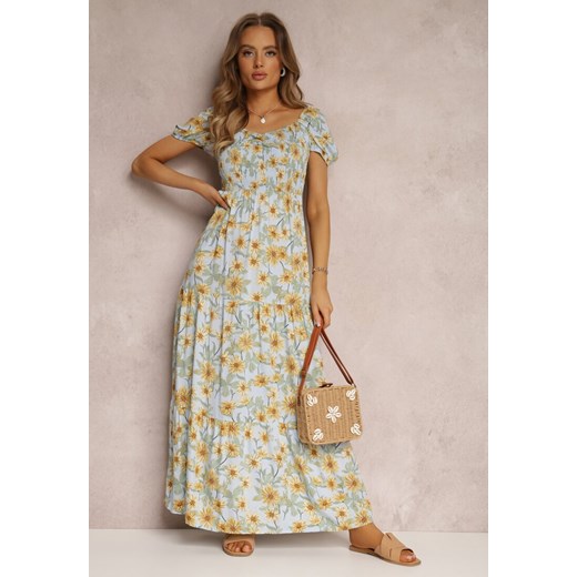 Jasnoniebieska Sukienka Svard ze sklepu Renee odzież w kategorii Sukienki - zdjęcie 157073138