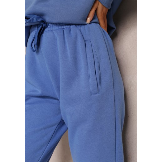 Niebieskie Spodnie Dresowe Ocieplone Munny Renee L Renee odzież wyprzedaż