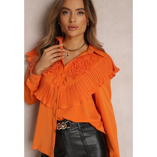 Pomarańczowa Koszula Vinther Renee M okazyjna cena Renee odzież
