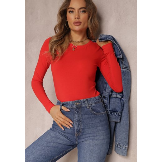 Czerwona Bluzka Cordedine ze sklepu Renee odzież w kategorii Bluzki damskie - zdjęcie 157073926
