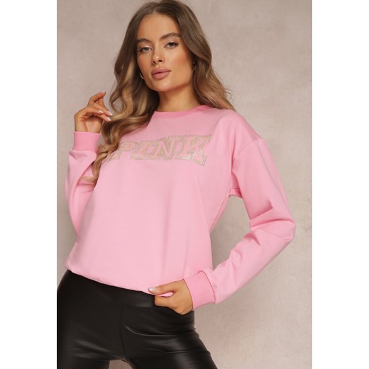 Bluza damska Renee krótka bawełniana młodzieżowa 