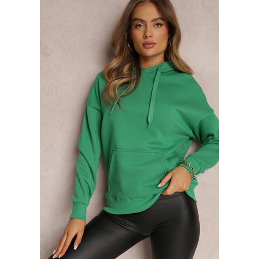 Zielona Bluza Kangurka z Polarem Monei Renee XL wyprzedaż Renee odzież