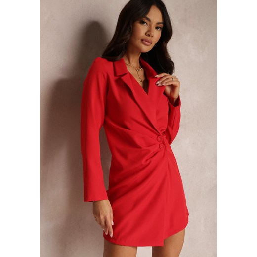 Czerwona Sukienka Semiche ze sklepu Renee odzież w kategorii Sukienki - zdjęcie 157079706