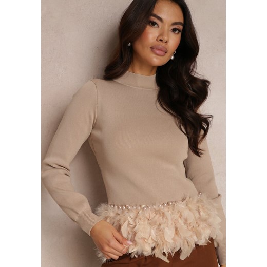 Sweter damski Renee beżowy