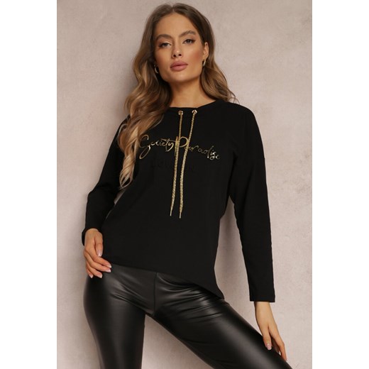Bluza damska Renee bawełniana z napisami