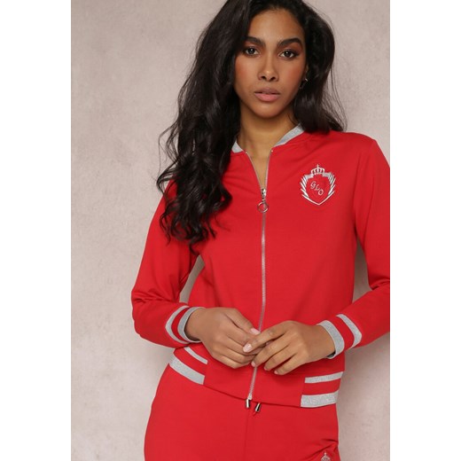 Bluza damska Renee z tkaniny młodzieżowa krótka