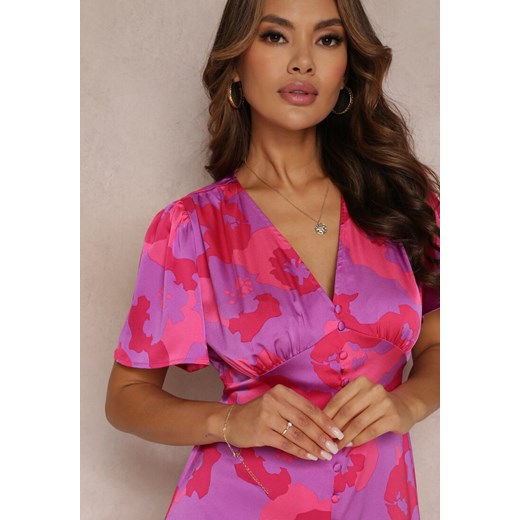 Sukienka Renee midi w serek